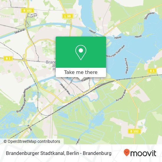 Карта Brandenburger Stadtkanal