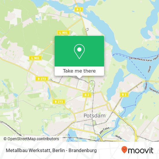 Metallbau Werkstatt map