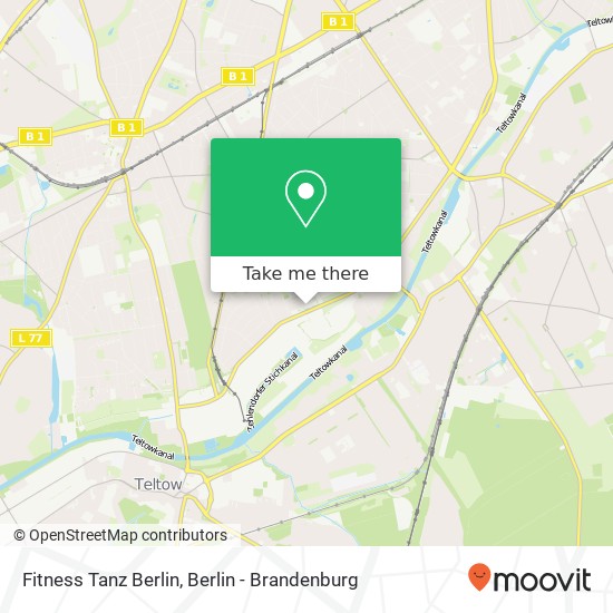 Карта Fitness Tanz Berlin