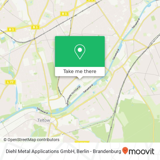 Карта Diehl Metal Applications GmbH