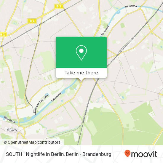 SOUTH | Nightlife in Berlin map