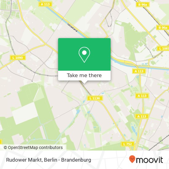 Rudower Markt map