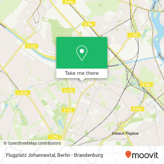 Карта Flugplatz Johannestal