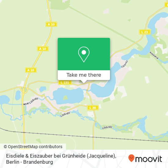 Eisdiele & Eiszauber bei Grünheide  (Jacqueline) map