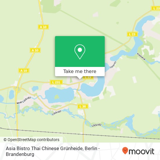 Asia Bistro Thai Chinese Grünheide map