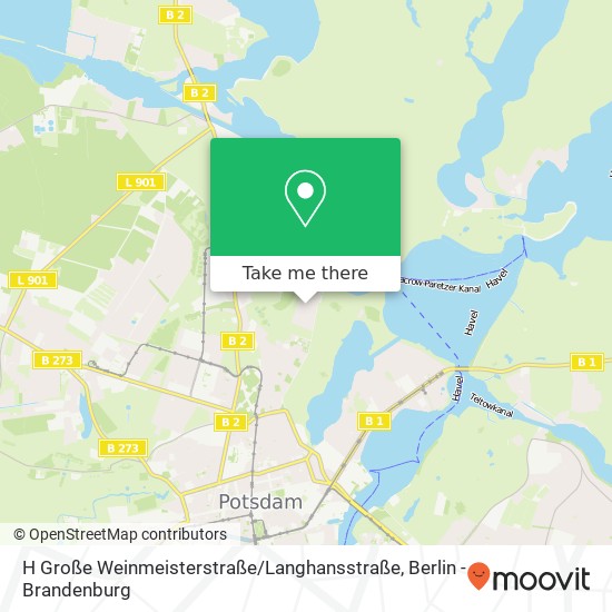 H Große Weinmeisterstraße / Langhansstraße map