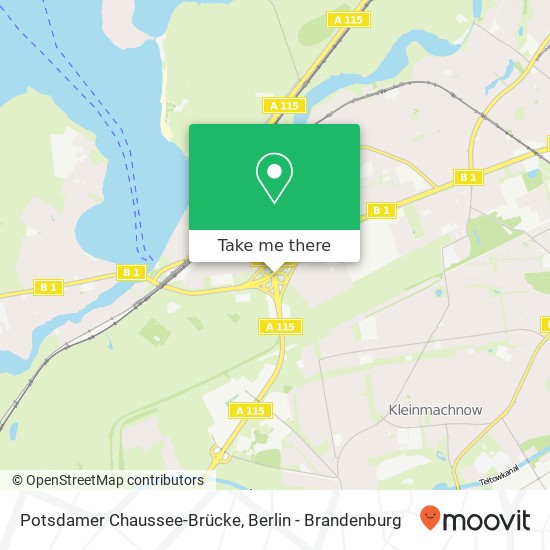 Potsdamer Chaussee-Brücke map