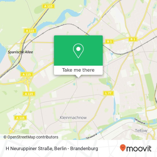 H Neuruppiner Straße map