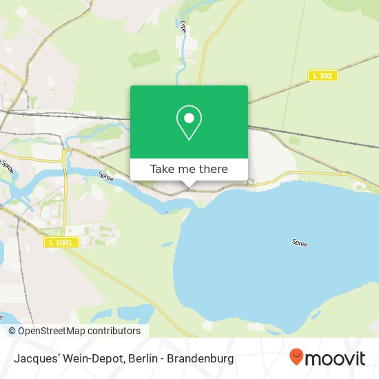Jacques’ Wein-Depot map