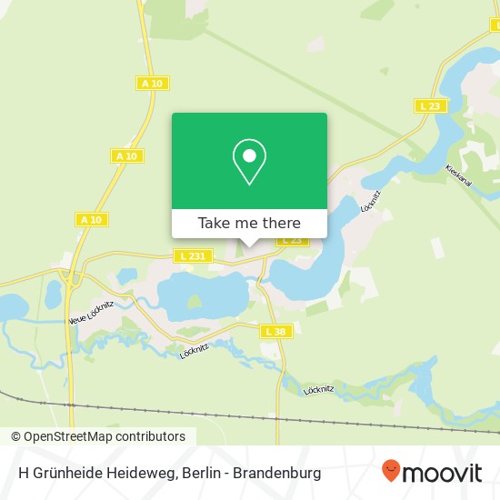 Карта H Grünheide Heideweg