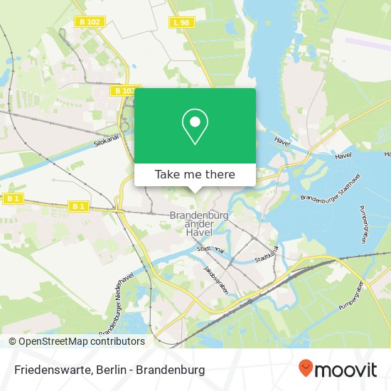 Карта Friedenswarte