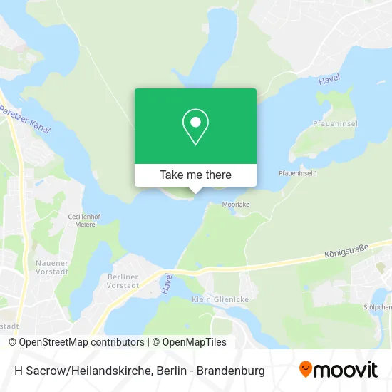 Карта H Sacrow/Heilandskirche