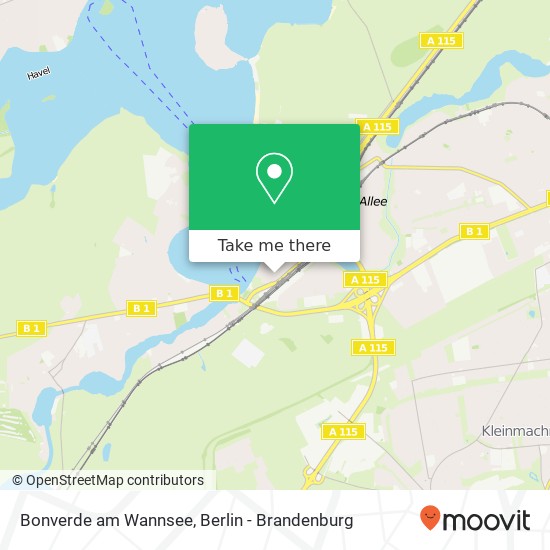 Bonverde am Wannsee map