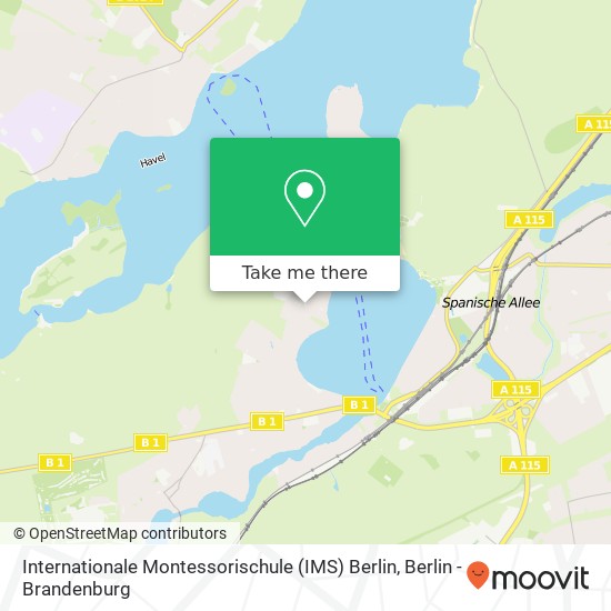 Карта Internationale Montessorischule (IMS) Berlin
