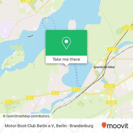 Карта Motor-Boot-Club Berlin e.V.