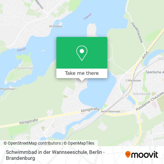 Schwimmbad in der Wannseeschule map