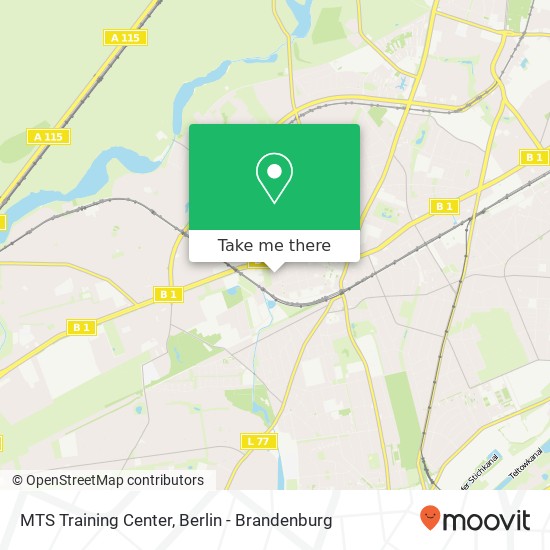 MTS Training Center map