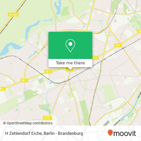Карта H Zehlendorf Eiche