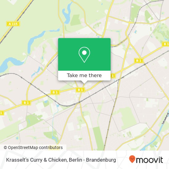 Krasselt's Curry & Chicken map