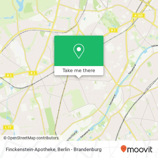 Finckenstein-Apotheke map