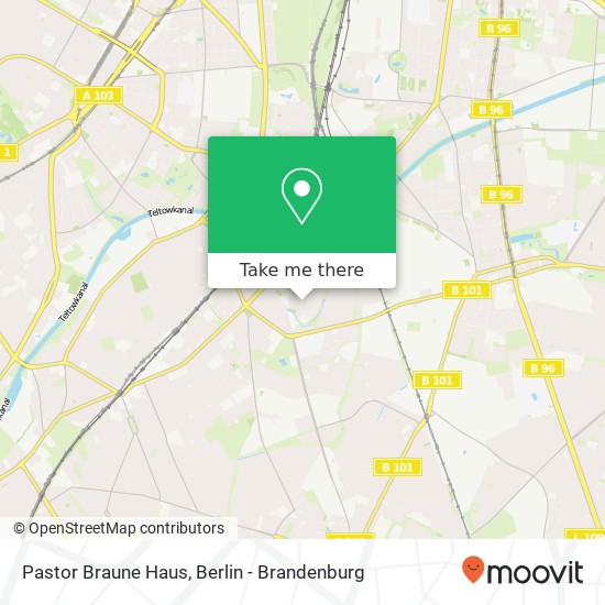 Pastor Braune Haus map