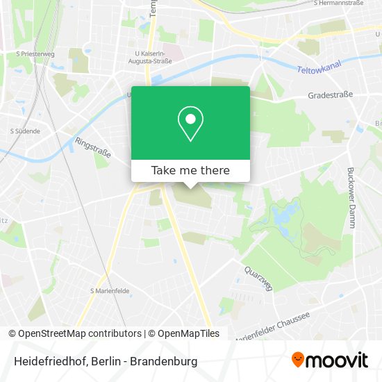 Heidefriedhof map