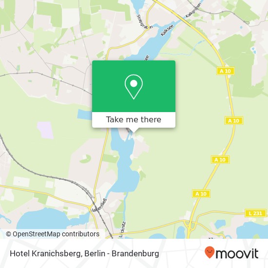 Hotel Kranichsberg map