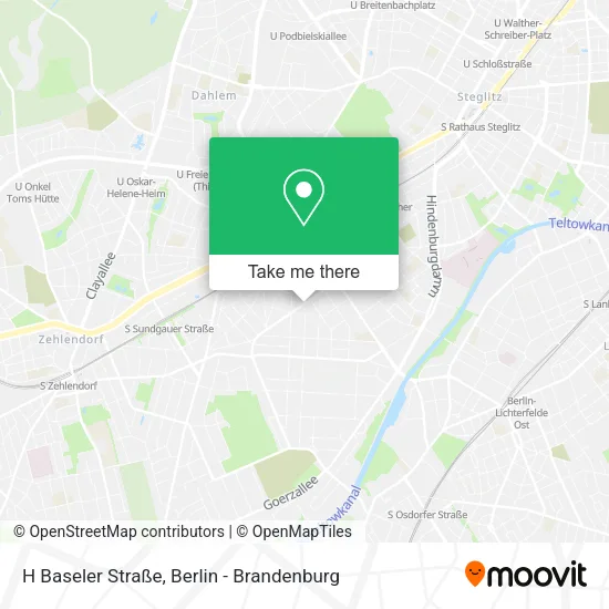 Карта H Baseler Straße