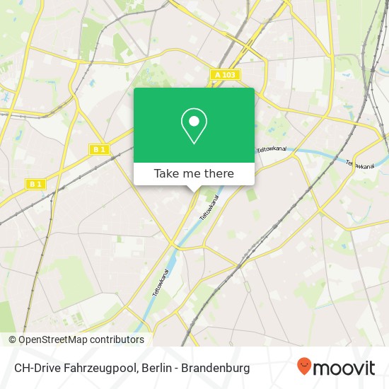 CH-Drive Fahrzeugpool map