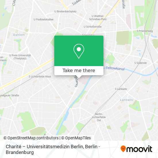 Charité – Universitätsmedizin Berlin map