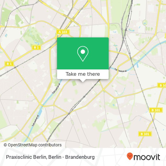 Praxisclinic Berlin map