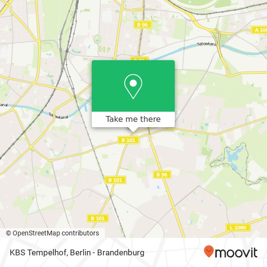 KBS Tempelhof map