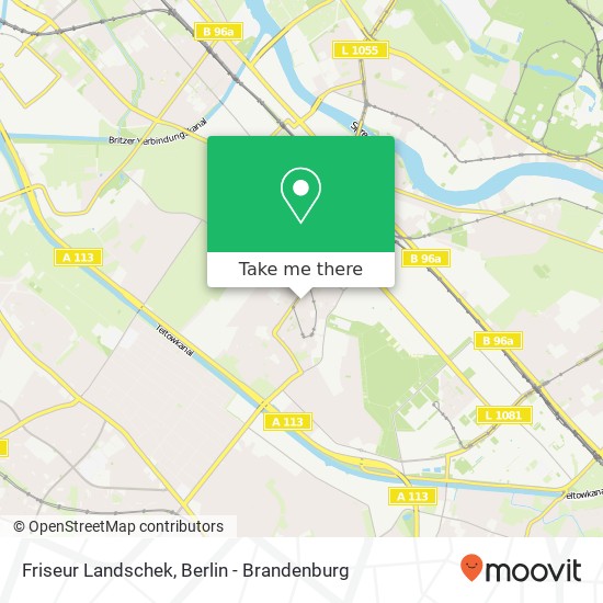 Friseur Landschek map