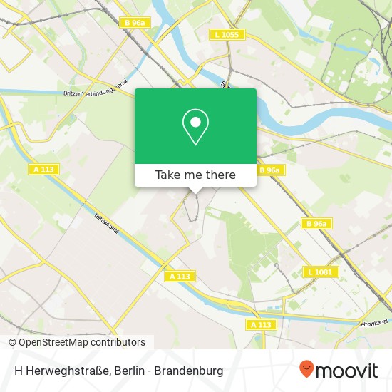 Карта H Herweghstraße