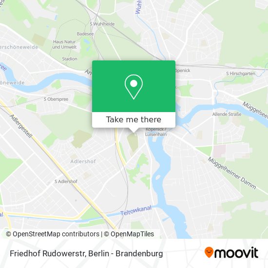 Friedhof Rudowerstr map