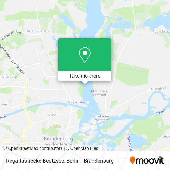 Карта Regattastrecke Beetzsee