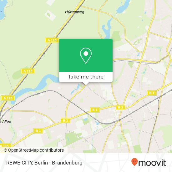 REWE CITY map