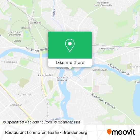 Restaurant Lehmofen map