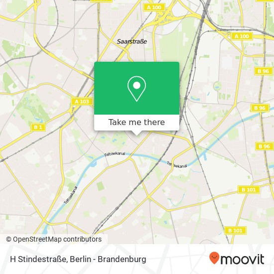 Карта H Stindestraße