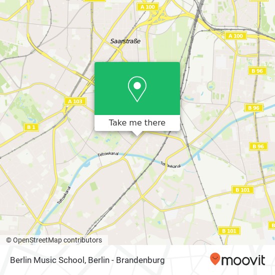 Berlin Music School map