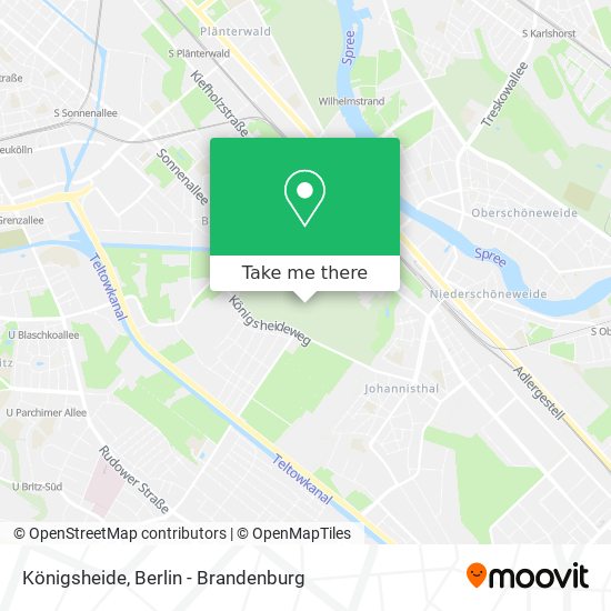 Königsheide map