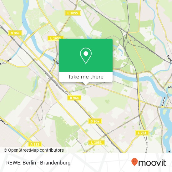 REWE map