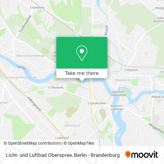 Licht- und Luftbad Oberspree map