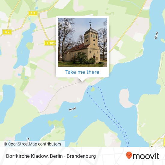 Карта Dorfkirche Kladow