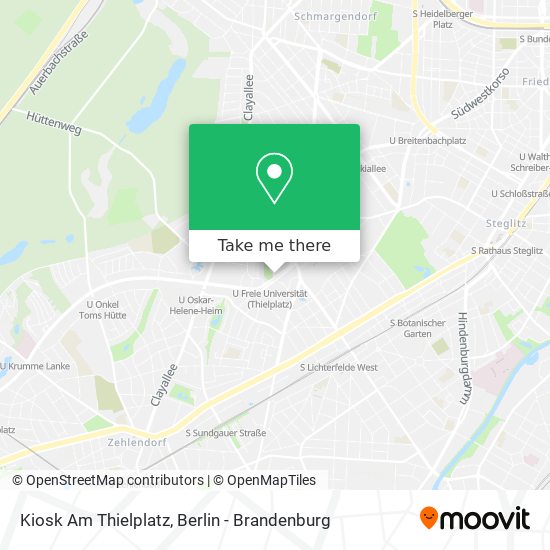 Kiosk Am Thielplatz map