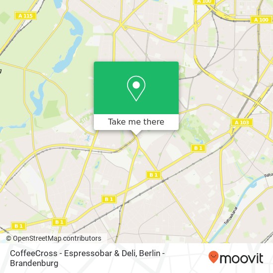 Карта CoffeeCross - Espressobar & Deli
