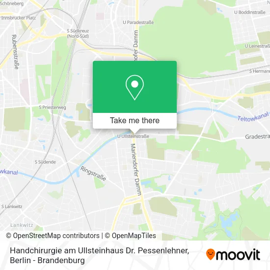 Handchirurgie am Ullsteinhaus Dr. Pessenlehner map