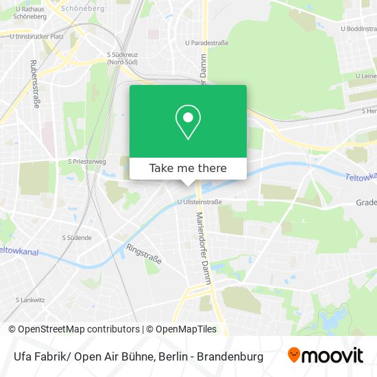 Ufa Fabrik/ Open Air Bühne map