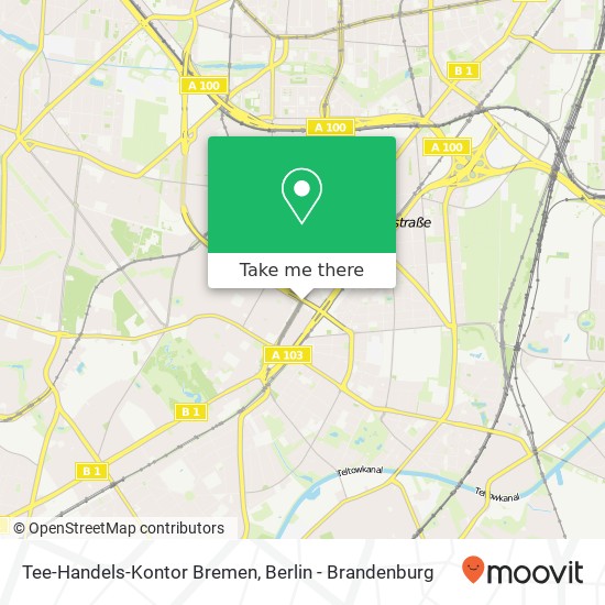 Карта Tee-Handels-Kontor Bremen