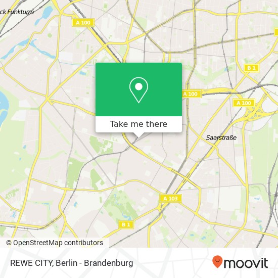 REWE CITY map